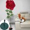1 Giant Red Artificial Rose with Stem and Base Large Flower for Wedding Party Decor